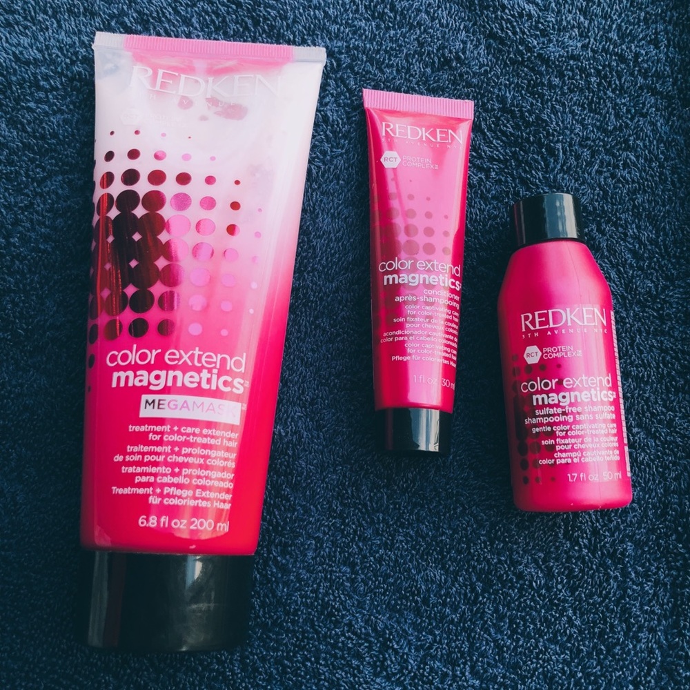 Redken Color Magnetics Megamask + Shampoo + Cond.